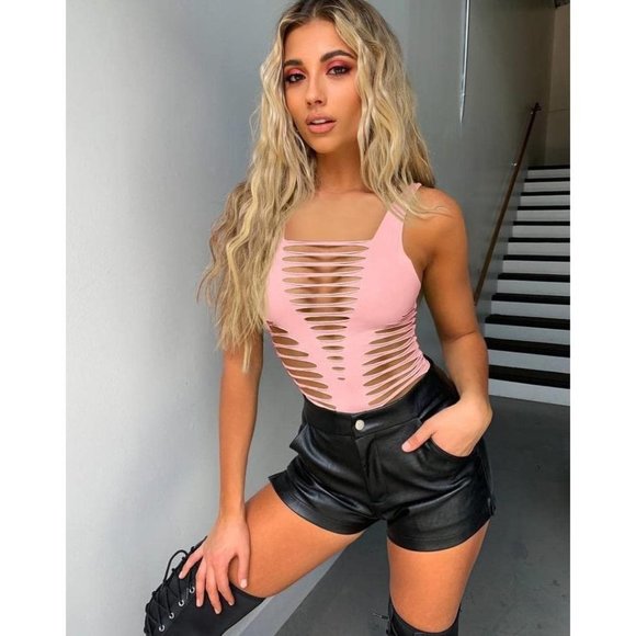 Other - Women's Sexy Summer Cut Out Sleeveless - Pink